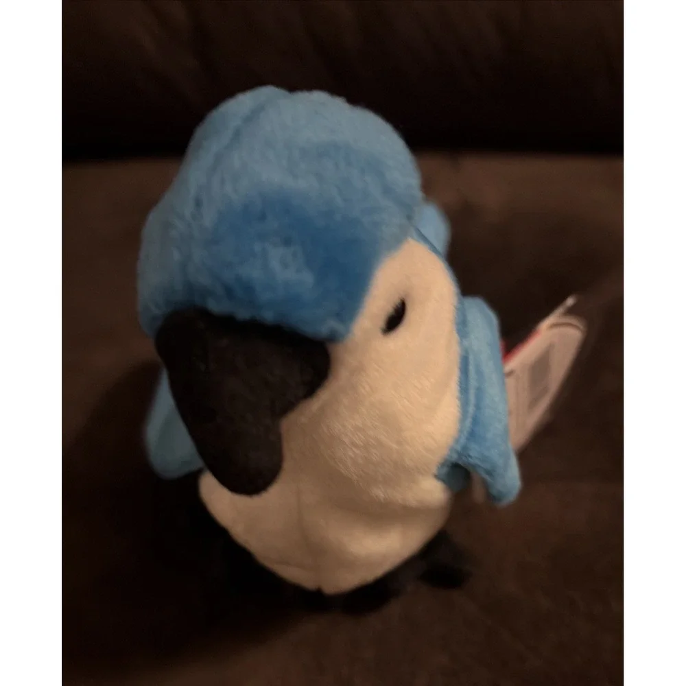 Ty Beanie‎ Baby Original Rocket the Blue Jay Bird Plush